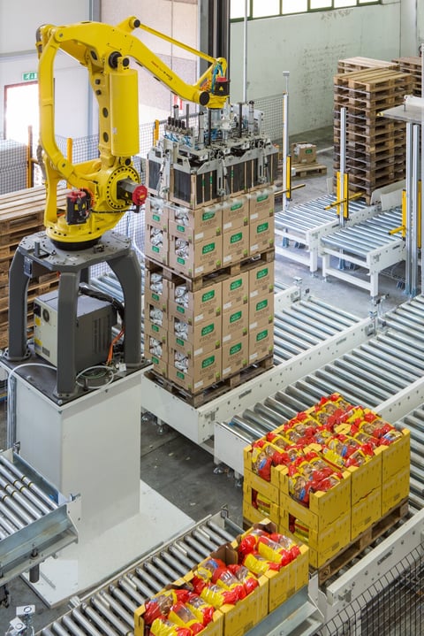 Depallettizzazione — Depallettizzazione Robotizzata