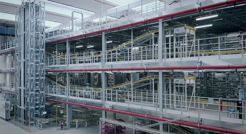 automated warehouse interior — holyart e-commerce
