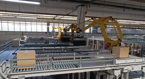 Robotic Palletising Cells — Pallettizzazione di fine linea