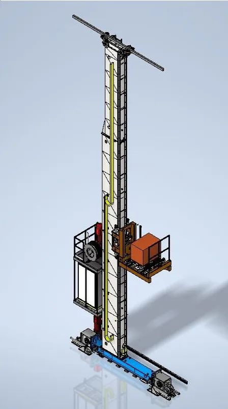Gamma Stacker Crane with Forks — TRM 35.20