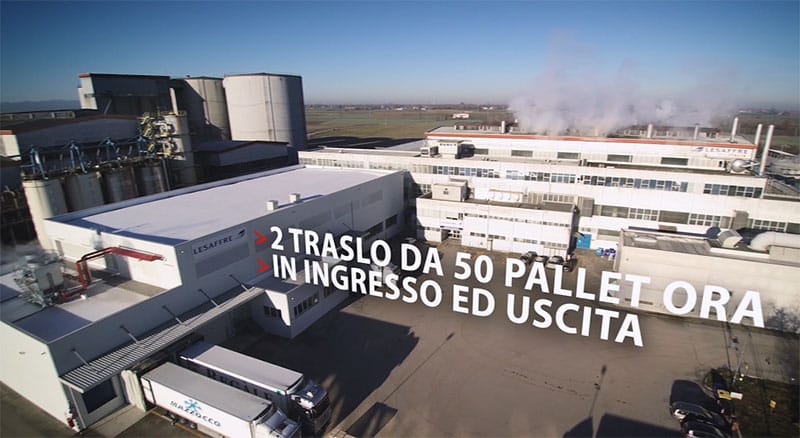 Dal prato verde al collaudo finale chiavi in mano: il nuovo magazzino automatizzato e refrigerato di Lesaffre è una realtà grazie a Trascar